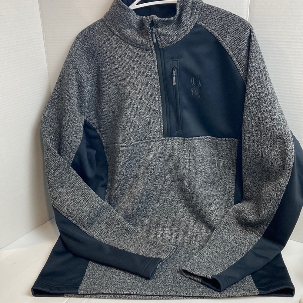 SPYDER 1/4 zip long sleeve men xl